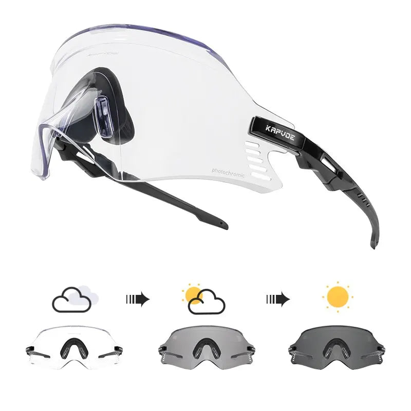 Óculos Esportivo Unissex Kapvoe Com Lente Polarizada e Proteção UV400