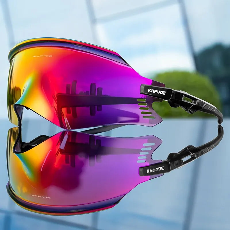 Óculos Esportivo Unissex Kapvoe Com Lente Polarizada e Proteção UV400