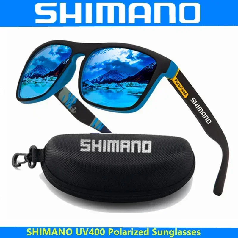 Óculos Unissex Shimano Com Lentes Polarizadas e Proteção UV400