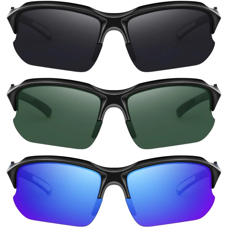 Óculos Esportivo Unissex Com Lentes Polarizadas e Proteção UV400