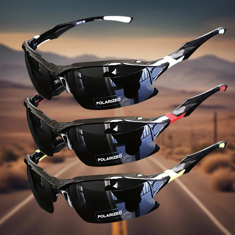 Óculos Esportivo Unissex Com Lentes Polarizadas e Proteção UV400