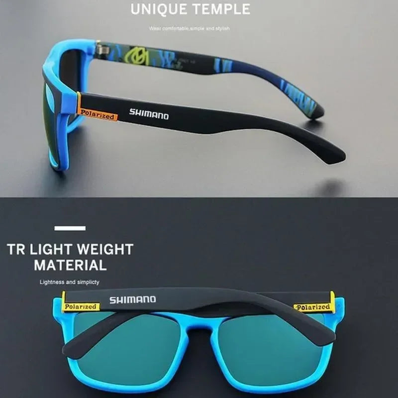 Óculos Unissex Shimano Com Lentes Polarizadas e Proteção UV400