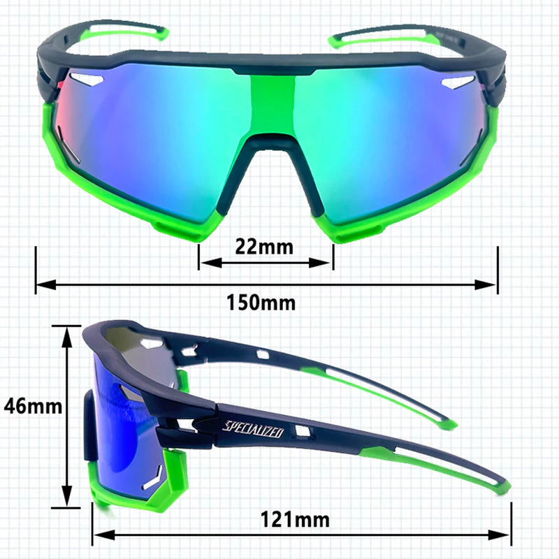 Óculos de Sol Esportivo Specialized Com Lentes Polarizadas e Proteção UV400