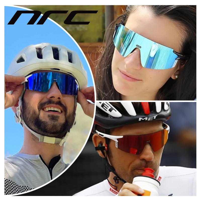 Óculos Esportivo NRC Unissex Com Lentes Polarizadas e Proteção UV400